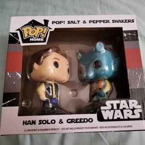 Funko Pop Salt and Pepper Shakers Star Wars Han Solo and Greedo